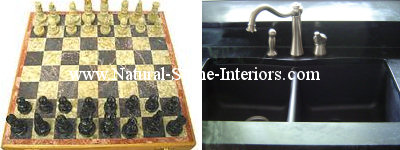 Soapstone Chess Set / Soapstone Countertop