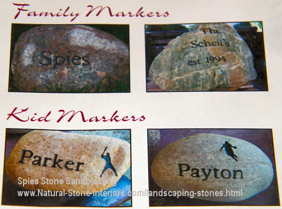 Landscaping Stones By Spies Stone 
Sandblasting, Minnesota
