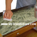 How to clean granite countertops.