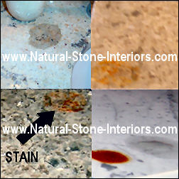 Stone, Granite & Marble Stains