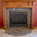 Baltic Brown Granite Fireplace