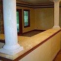 Home Interior Design With Limestone Ledge