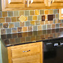 Slate Tile Kitchen Backsplash