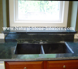 Grey Iceflower 
Soapstone Countertop