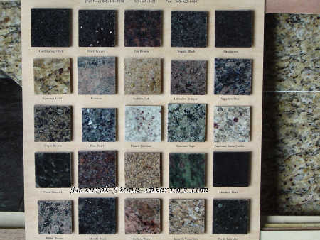 Granite Color Charts