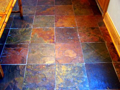 Multicolor Slate Floor Tile