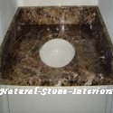 Dark Emperador Marble Vanity